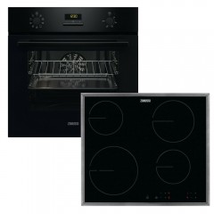 Zanussi ZOHEE2K2 + ZHRN642X Φούρνος άνω Πάγκου 65lt με Κεραμικές Εστίες Π59.4εκ. Μαύρος Zanussi ZOHEE2K2 + ZHRN642X Φούρνος άνω Πάγκου 65lt με Κεραμικές Εστίες Π59.4εκ. Μαύρος